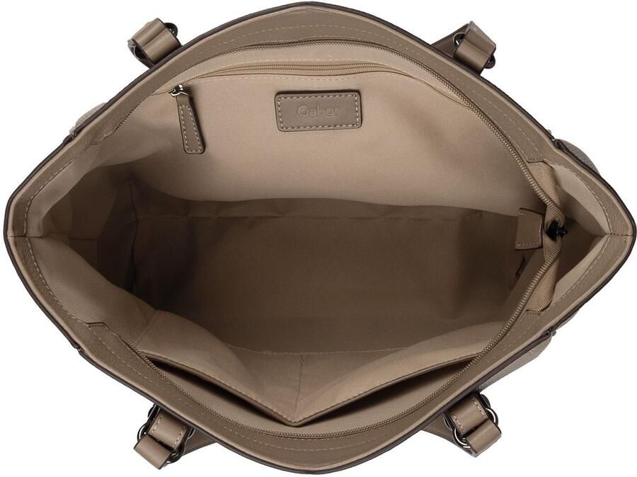 Gabor Shopper Galinna zacht imitatieleer met metalen details en contrastnaden - Foto 2