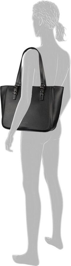 Gabor Shopper Galinna zacht imitatieleer met metalen details en contrastnaden - Foto 4