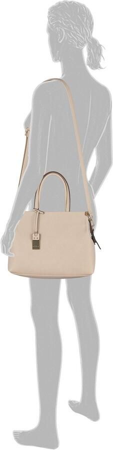 Gabor Shopper Gela genarbde imitatieleer met decoratieve metalen hoeken hoogwaardig logo - Foto 3