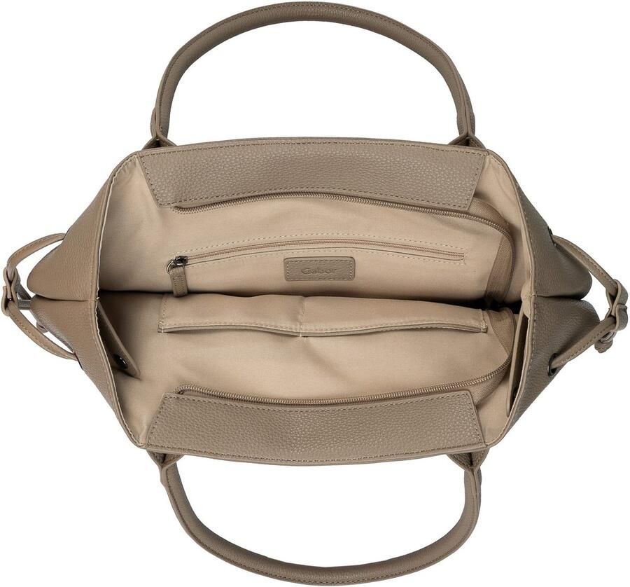 Gabor Shopper Granada Structure ingebreide unieke strepen van veloursleerimitatie - Foto 3