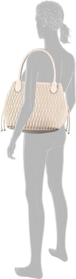 Gabor Shopper Granada wave van licht gestructureerd leerimitatie met decoratieve stiksels - Foto 4