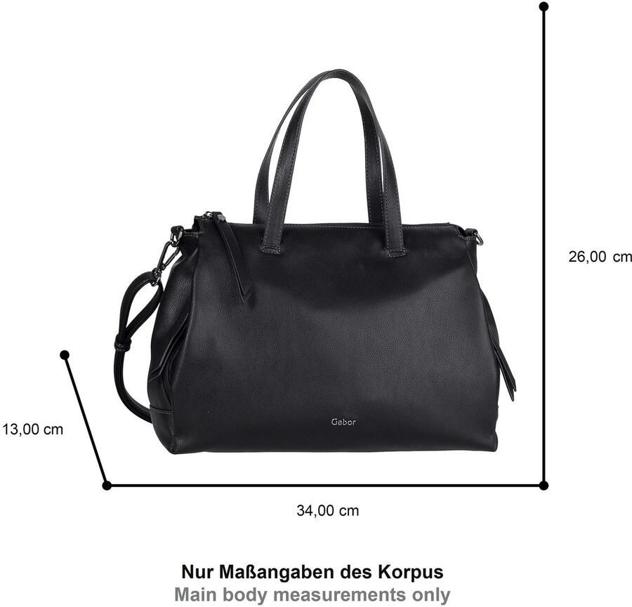 Gabor Shopper Jenny bijzonder zachte lichte modellen van zacht generfd imitatieleer