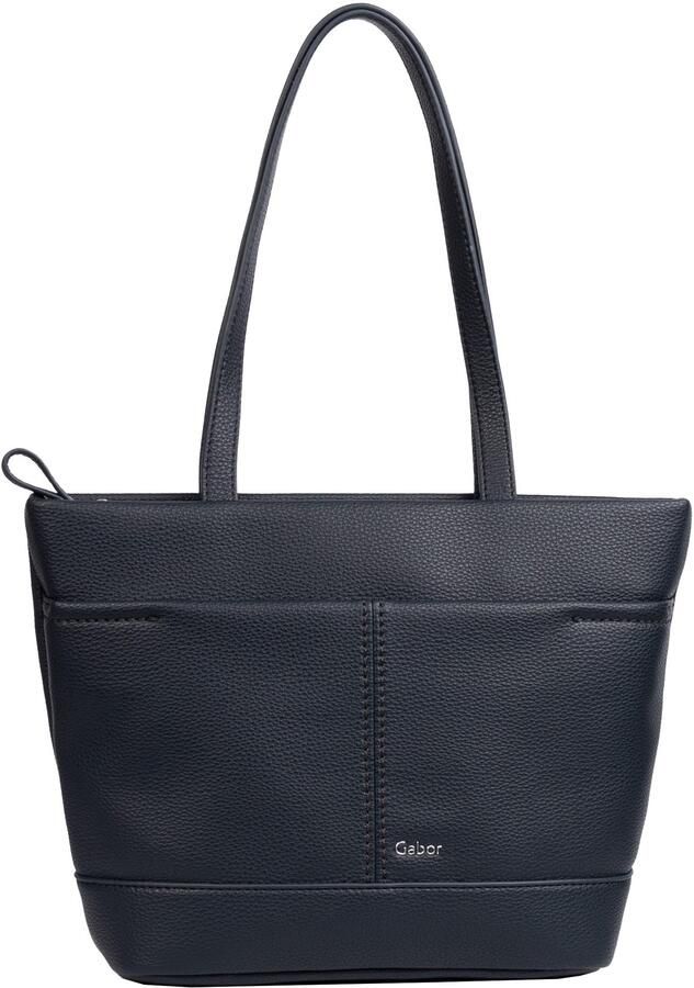 Gabor Shopper Lenea van gerecycled polyurethaan met decoratieve stiksels - Foto 4