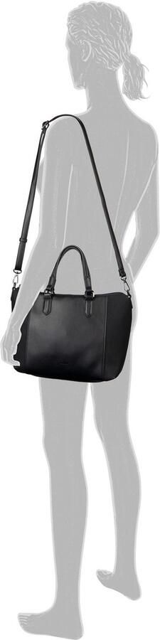 Gabor Shopper WANDA van licht generfd imitatieleer met slangenstructuur en stiksels - Foto 4