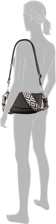 Gabor Zadeltas LINDA zacht kunstleer met elegante schouderband van edel weefband - Foto 3