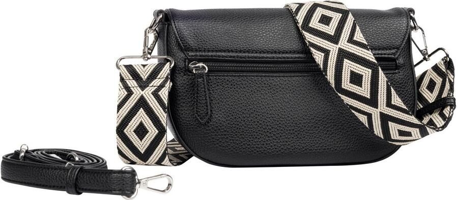 Gabor Zadeltas LINDA zacht kunstleer met elegante schouderband van edel weefband - Foto 2