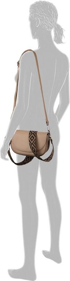 Gabor Zadeltas LINDA zacht kunstleer met elegante schouderband van edel weefband - Foto 3