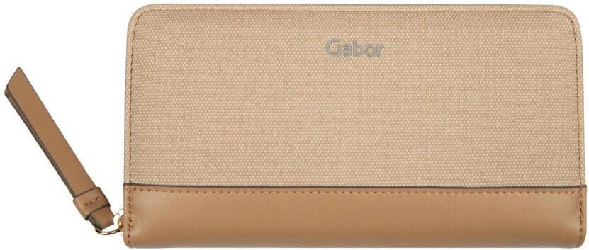 Gabor Portemonnee SUE WALLETS Long zip wallet in een eenvoudige look