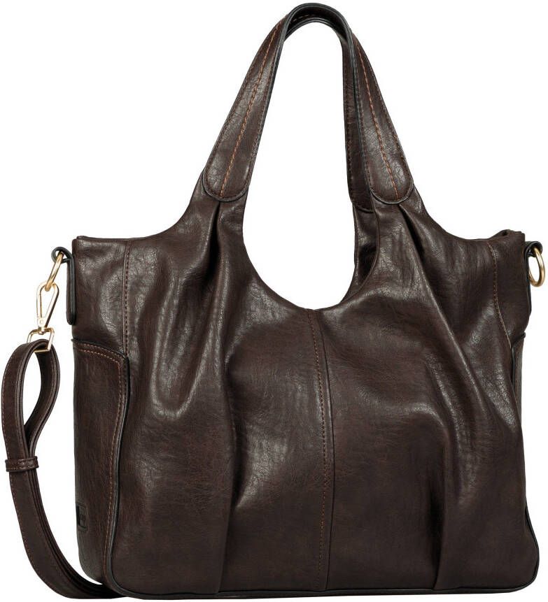 Gabor Shopper KATALINA Zip tote bag L met goudkleurige details