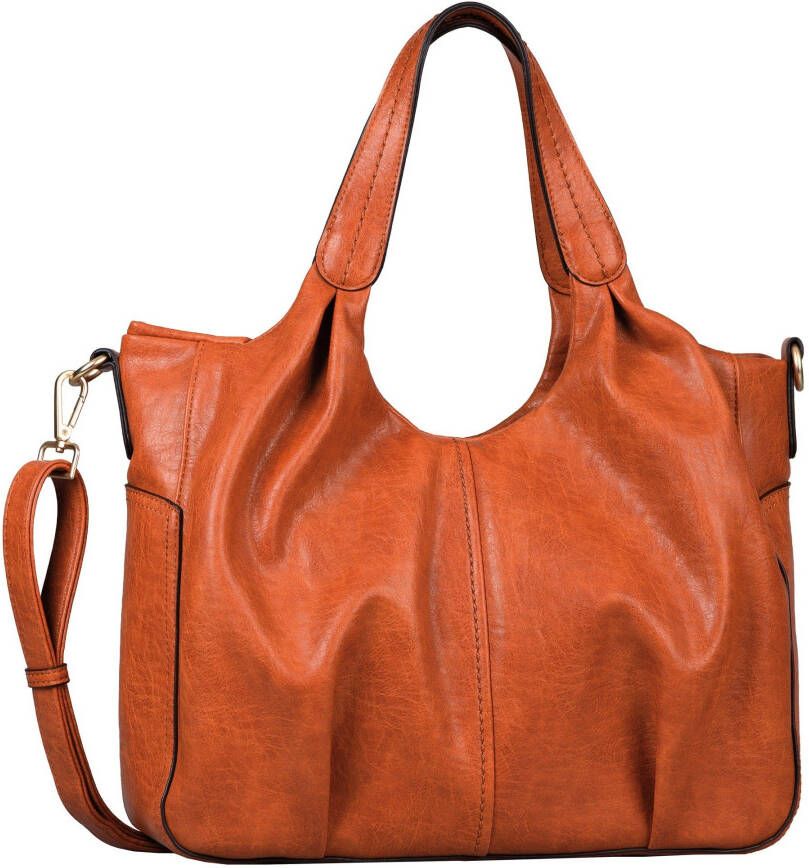 Gabor Shopper KATALINA Zip tote bag L met goudkleurige details