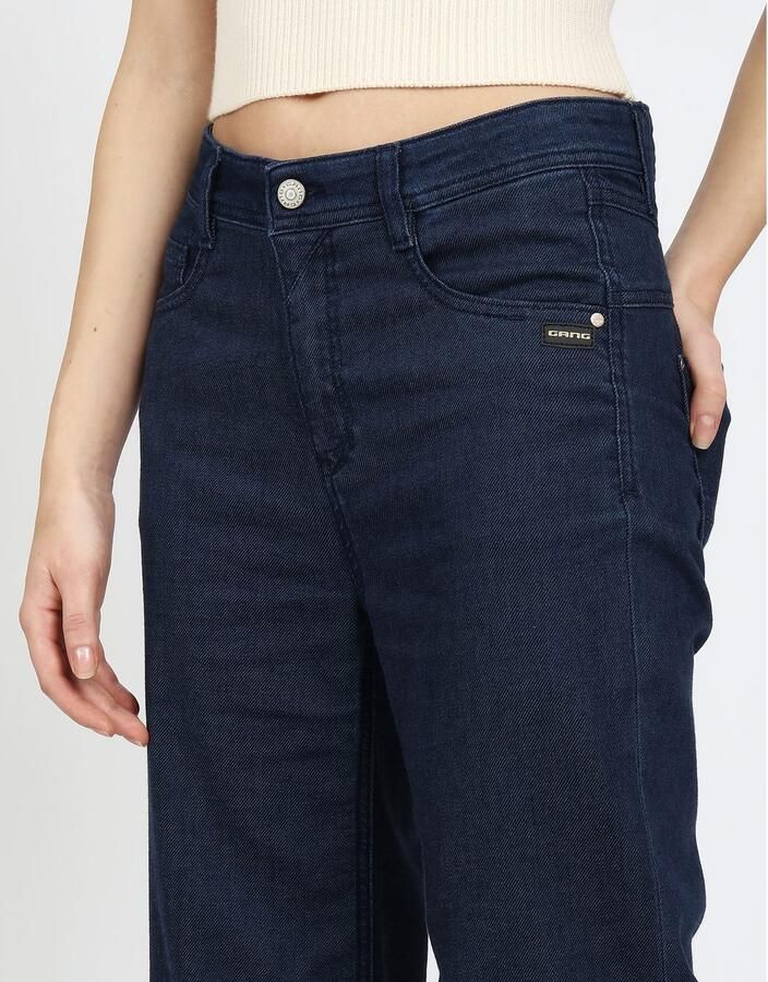 GANG 5-pocket jeans 94AMELIE WIDE van zacht sweat denim