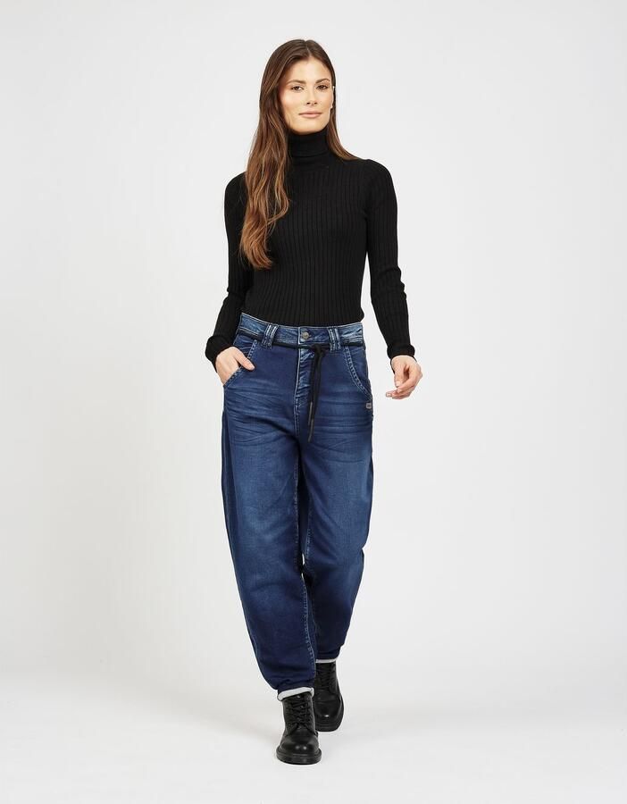 GANG 5-pocket jeans 94VIA JOGGER met koord balloon fit - Foto 4