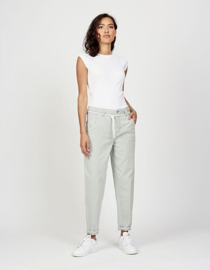 GANG 5-pocket jeans 94VIA JOGGER met koordriem en o-vorm - Foto 4