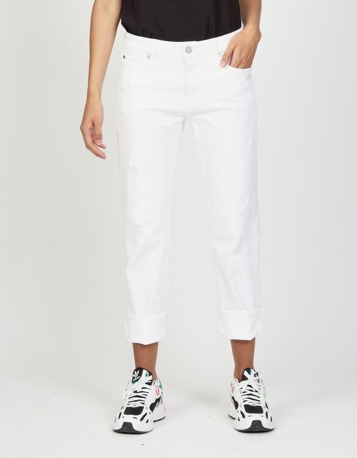 GANG Boyfriendjeans 94NADIA 5-pocketsstijl met ritssluiting en knoop - Foto 6