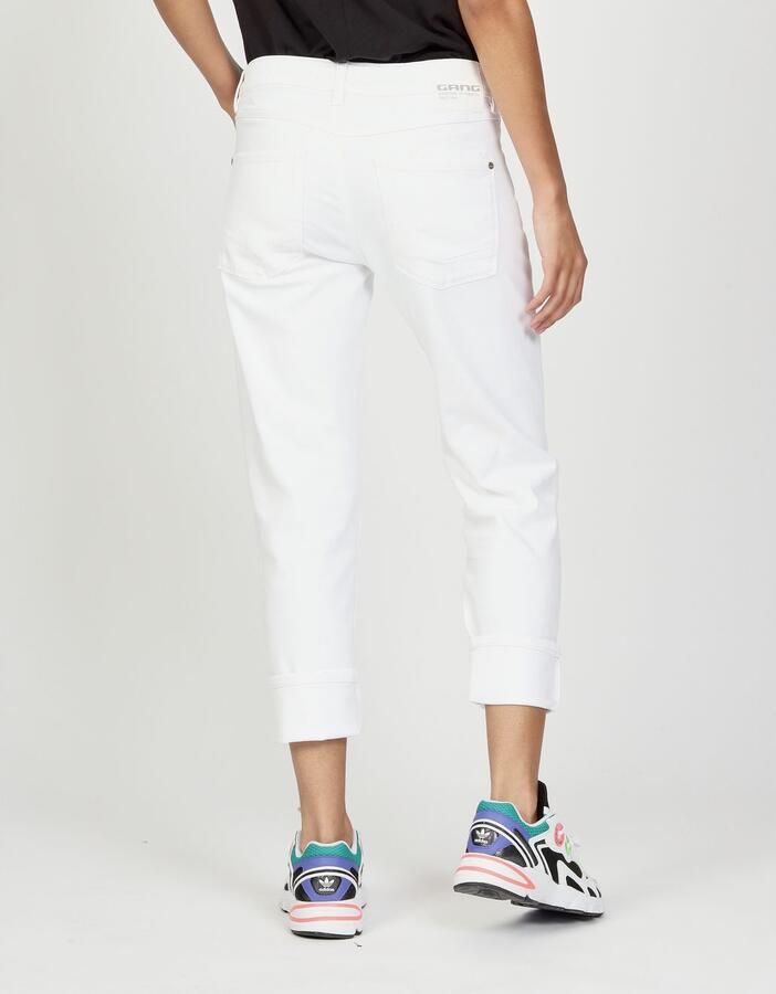 GANG Boyfriendjeans 94NADIA 5-pocketsstijl met ritssluiting en knoop - Foto 1