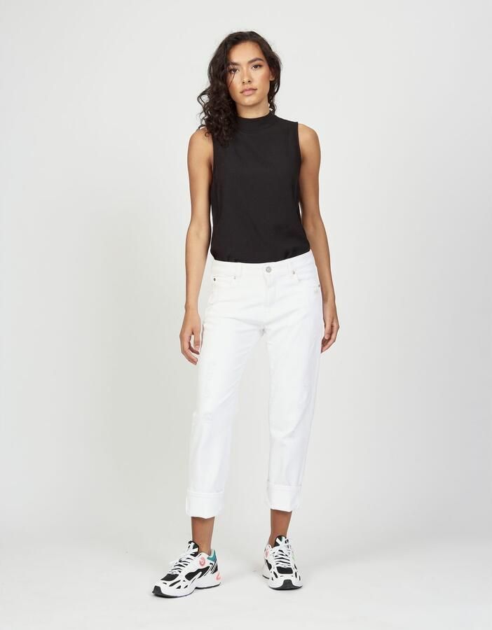 GANG Boyfriendjeans 94NADIA 5-pocketsstijl met ritssluiting en knoop - Foto 4