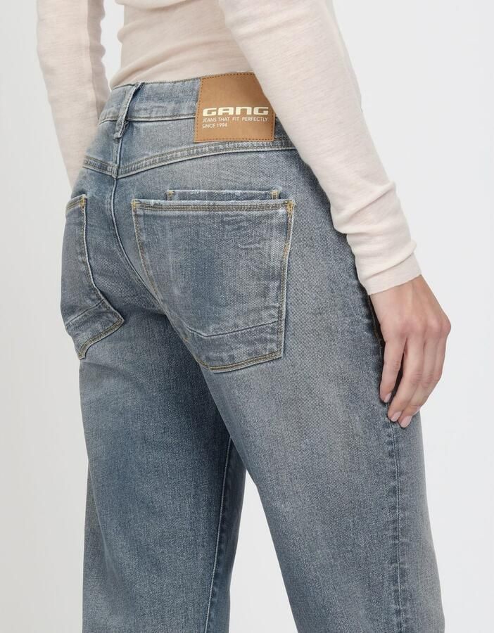 GANG Boyfriendjeans 94NADIA 5-pocketsstijl met ritssluiting en knoop - Foto 2