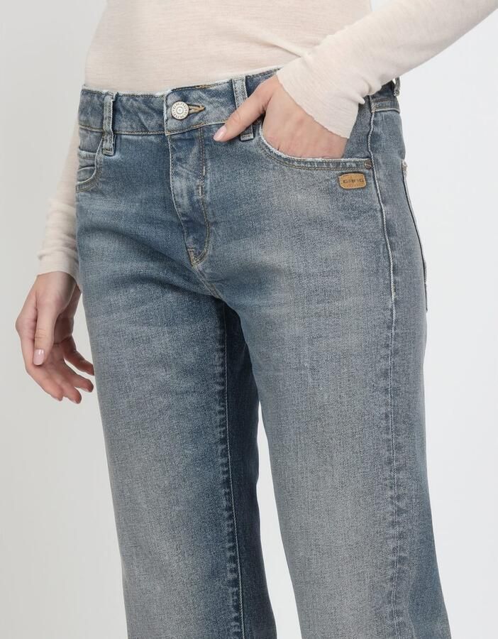 GANG Boyfriendjeans 94NADIA 5-pocketsstijl met ritssluiting en knoop - Foto 3