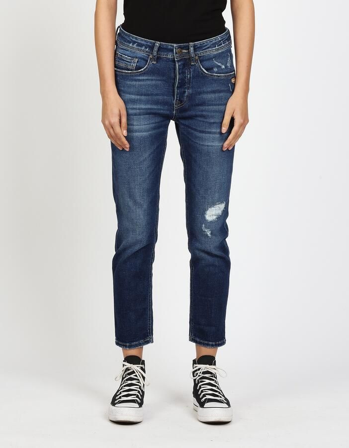 GANG Boyfriendjeans 94NICA CROPPED met rechte en verkorte broekspijpen - Foto 6