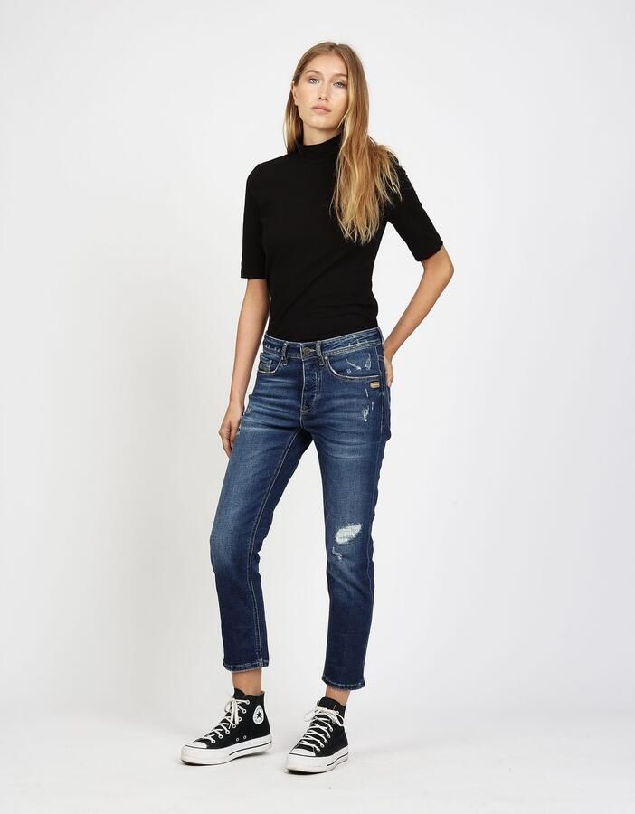 GANG Boyfriendjeans 94NICA CROPPED met rechte en verkorte broekspijpen - Foto 4