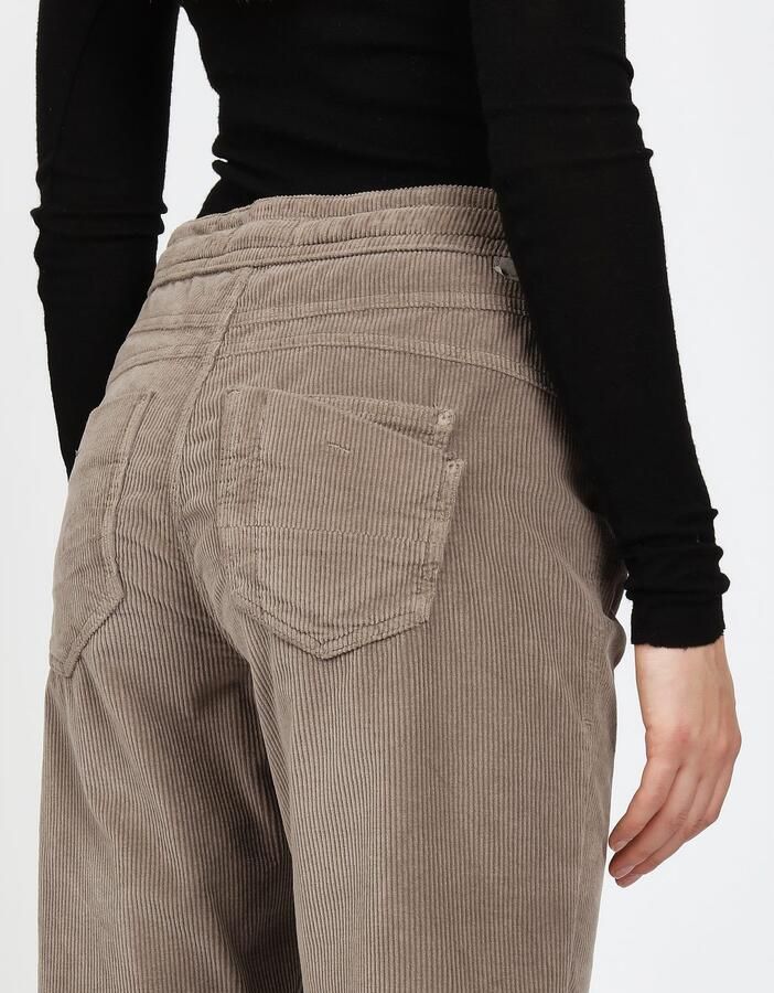 GANG Cordbroek 94AMELIE JOGGER met rijgkoord in de band - Foto 2