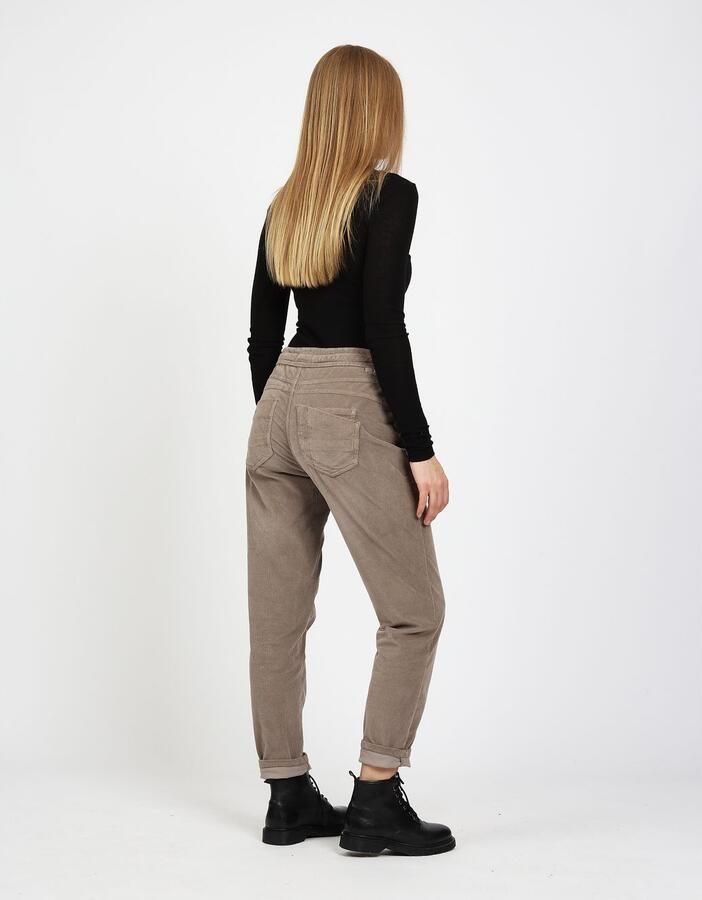 GANG Cordbroek 94AMELIE JOGGER met rijgkoord in de band - Foto 5