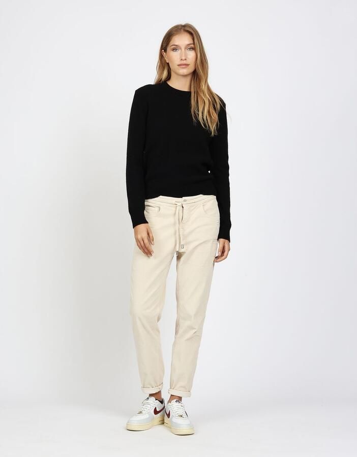 GANG Cordbroek 94AMELIE JOGGER met rijgkoord in de band - Foto 4