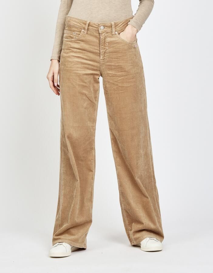 GANG Cordbroek 94CARLOTTA LONG in wide fit met rechte pijpverloop - Foto 6