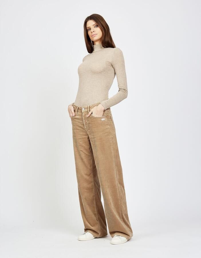 GANG Cordbroek 94CARLOTTA LONG in wide fit met rechte pijpverloop - Foto 4