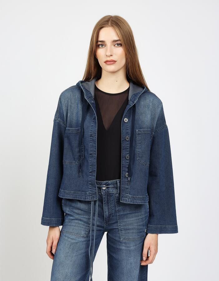 GANG Jeansjack 94ALICE CAP LONG - Foto 5