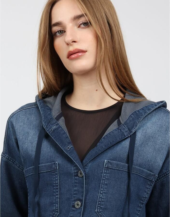 GANG Jeansjack 94ALICE CAP LONG