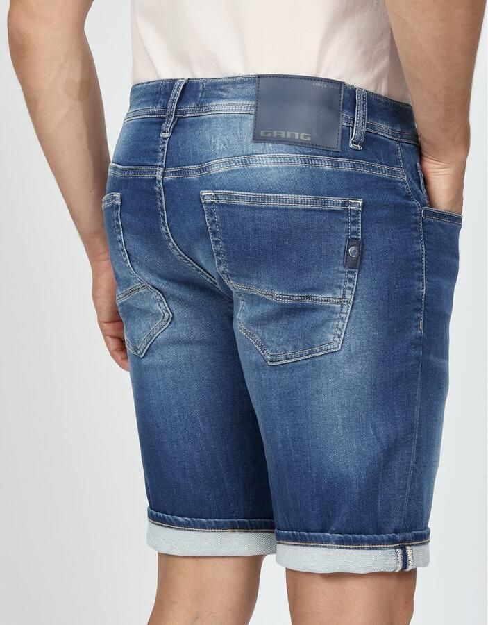 GANG Jeansshort 94NICO met omslagzoom - Foto 2