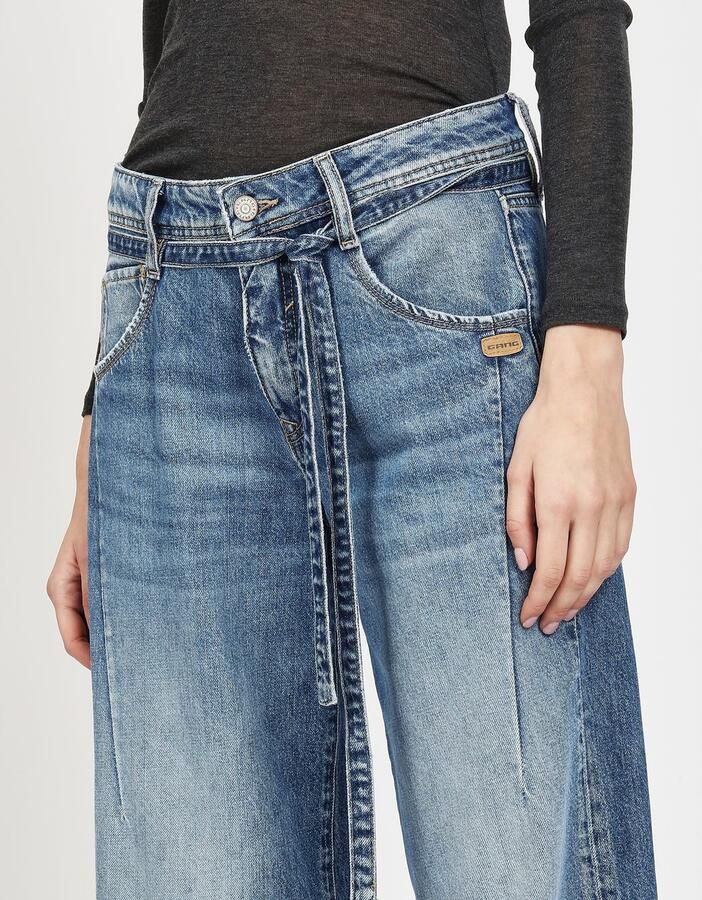 GANG Loose fit jeans 94CLAIRE met ceintuur en naad op het bovenbeen baggy fit - Foto 3