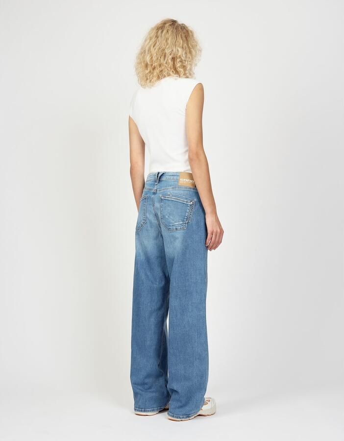 GANG Loose fit jeans 94FANNY met ingewikkelde snit - Foto 5