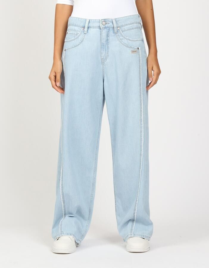 GANG Loose fit jeans 94FANNY met ingewikkelde snit - Foto 6