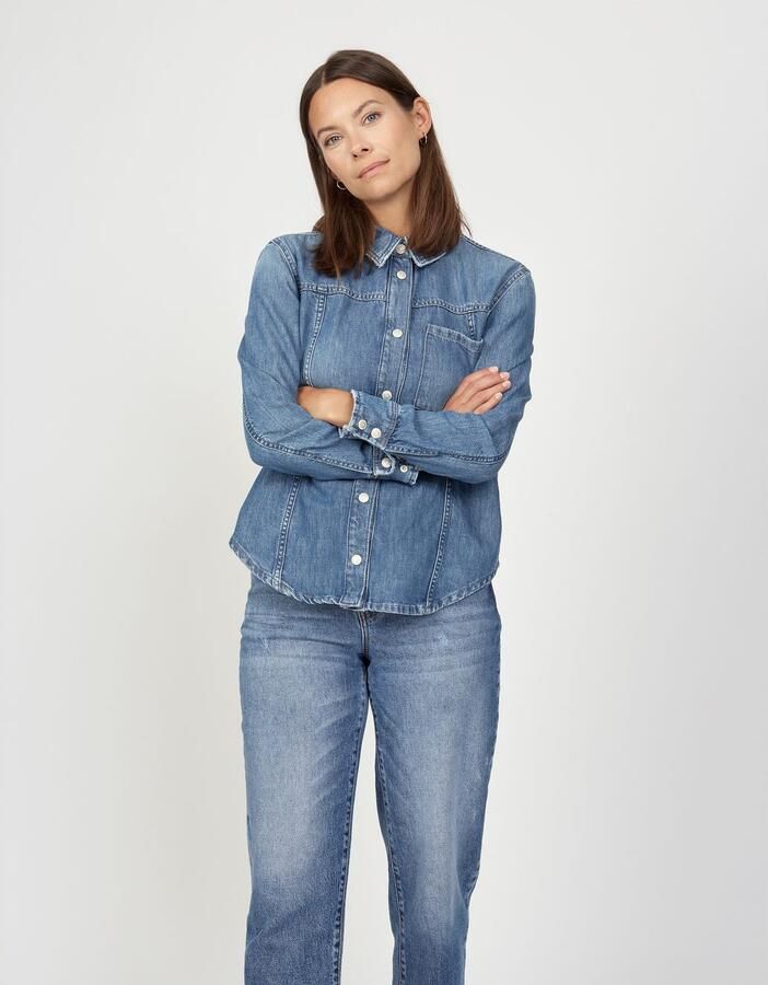 GANG Overhemdblouse 94LIV SHIRT in casual pasvorm - Foto 2