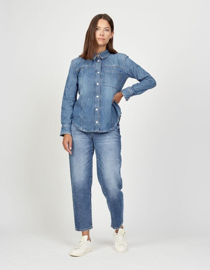 GANG Overhemdblouse 94LIV SHIRT in casual pasvorm - Foto 4