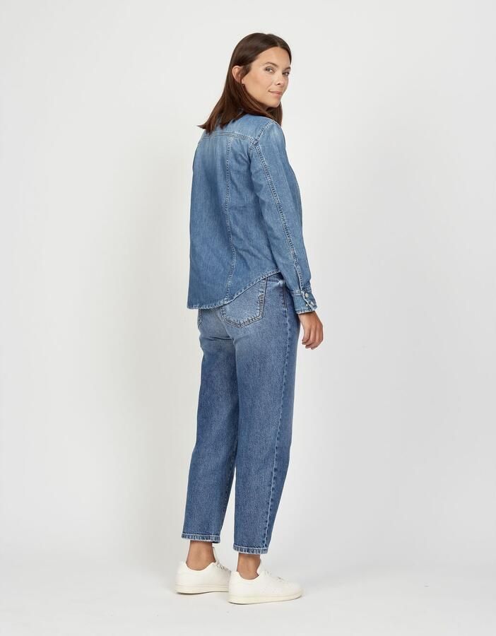 GANG Overhemdblouse 94LIV SHIRT in casual pasvorm - Foto 5