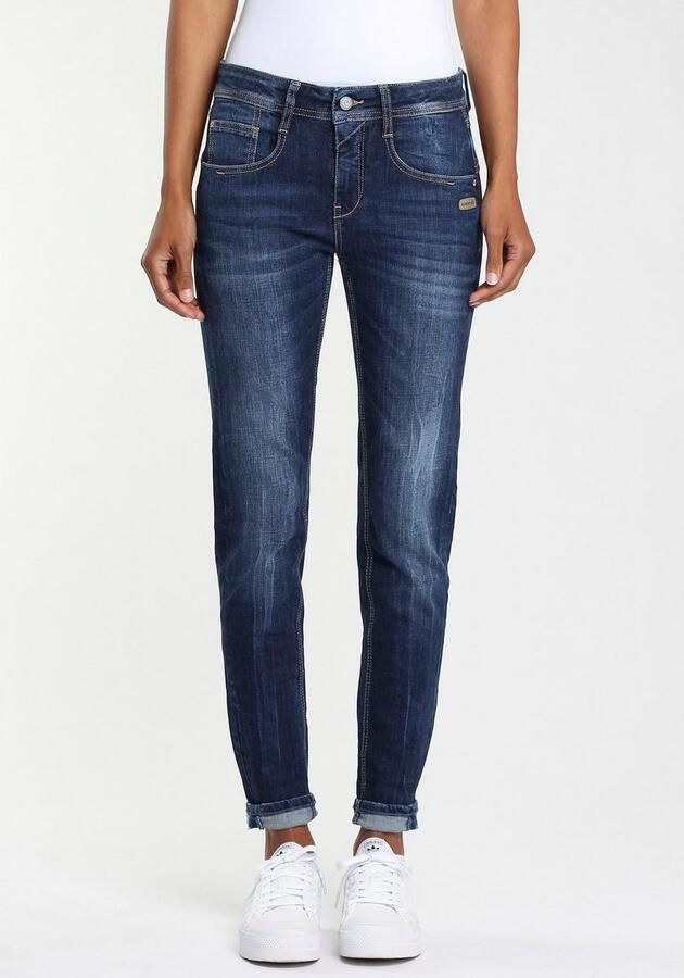 GANG Relax fit jeans 94AMELIE met dubbele rechter achterzak - Foto 4