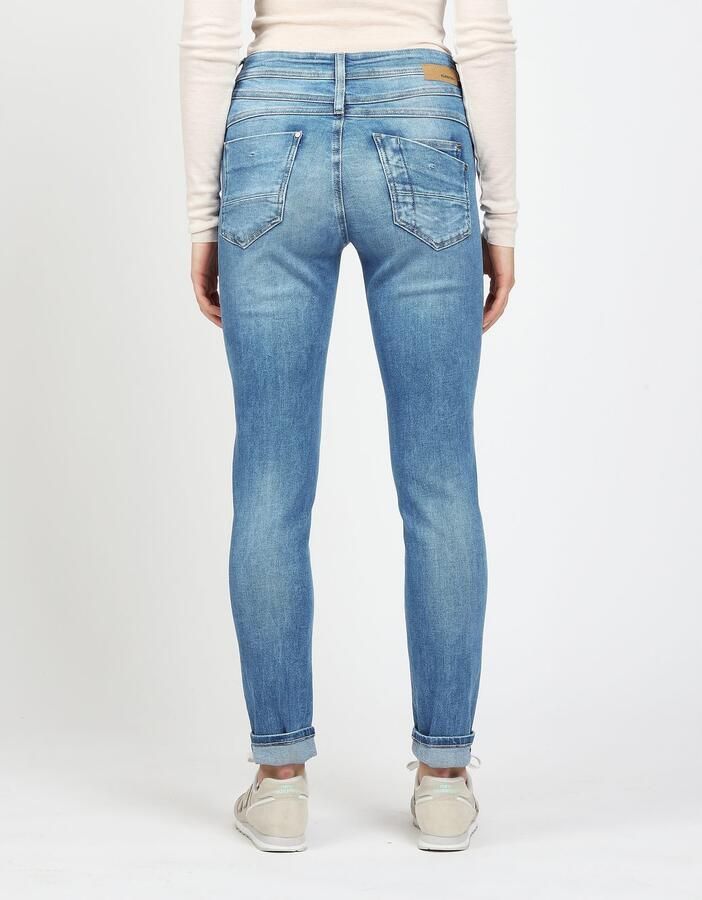 GANG Relax fit jeans 94AMELIE met dubbele rechter achterzak - Foto 3