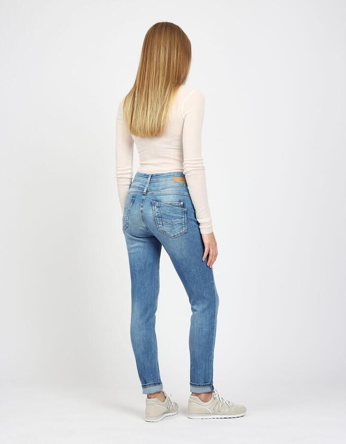 GANG Relax fit jeans 94AMELIE met dubbele rechter achterzak - Foto 5