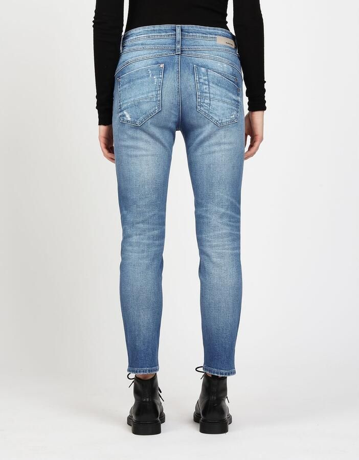 GANG Relax fit jeans 94AMELIE met dubbele rechter achterzak - Foto 3