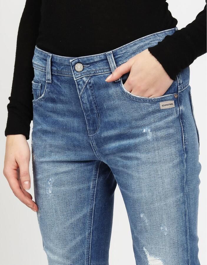 GANG Relax fit jeans 94AMELIE met dubbele rechter achterzak - Foto 2