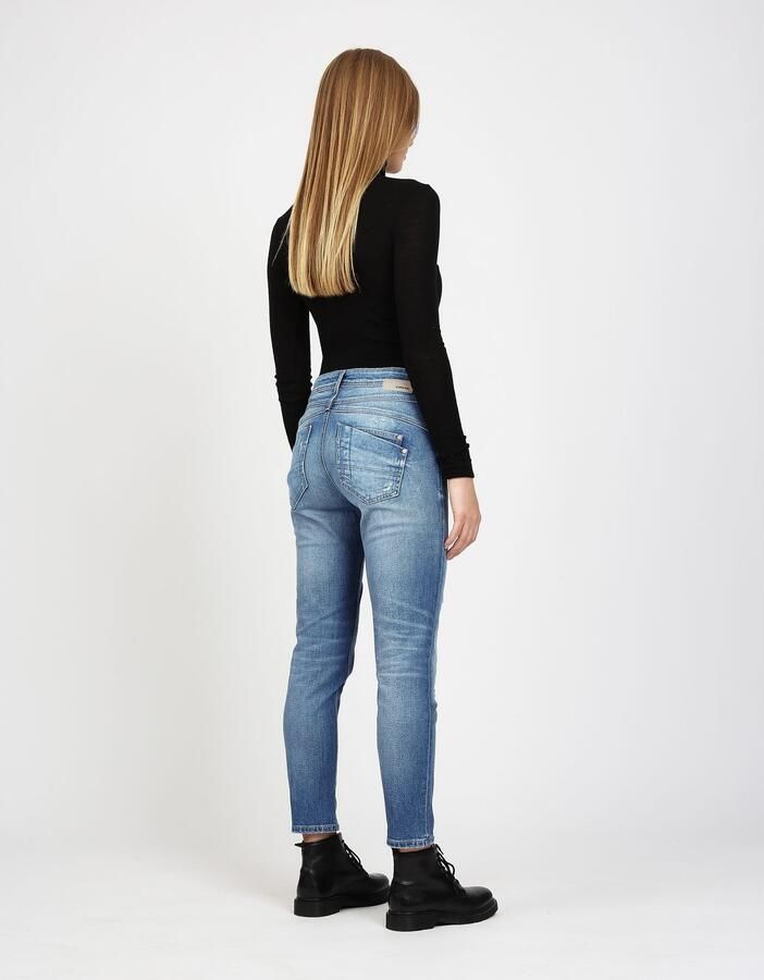 GANG Relax fit jeans 94AMELIE met dubbele rechter achterzak - Foto 5