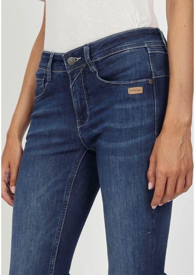 GANG Relax fit jeans 94AMELIE met used-effecten