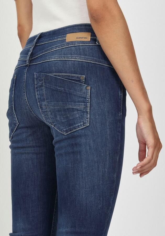 GANG Relax fit jeans 94AMELIE met used-effecten - Foto 3