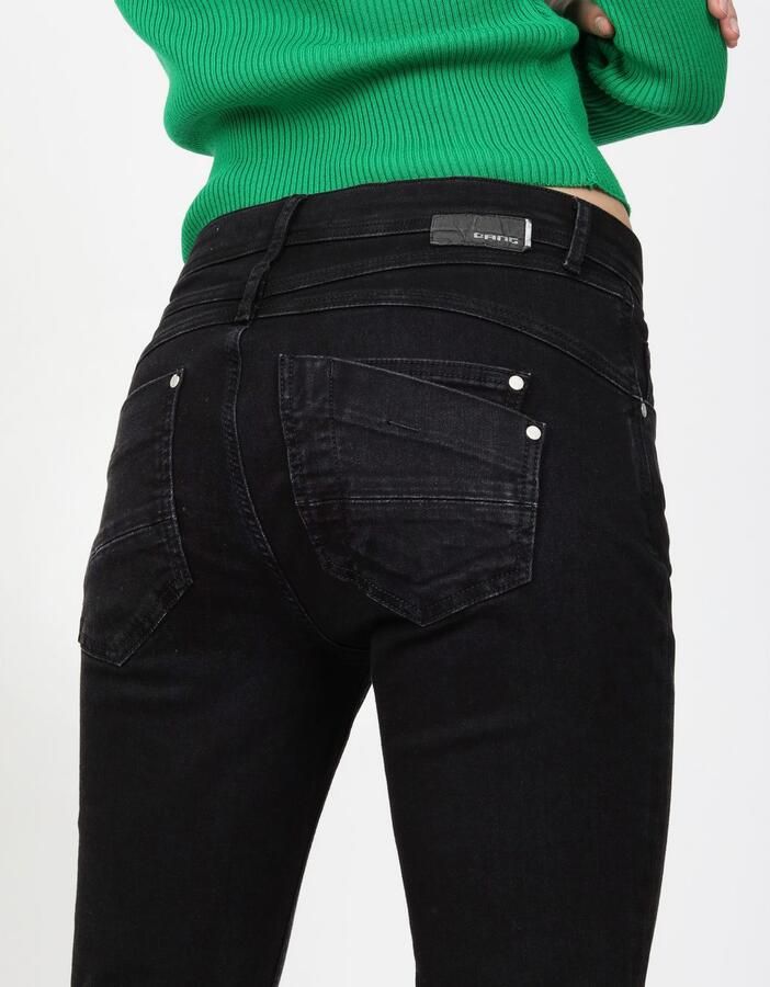 GANG Relax fit jeans 94AMELIE met used-effecten - Foto 3