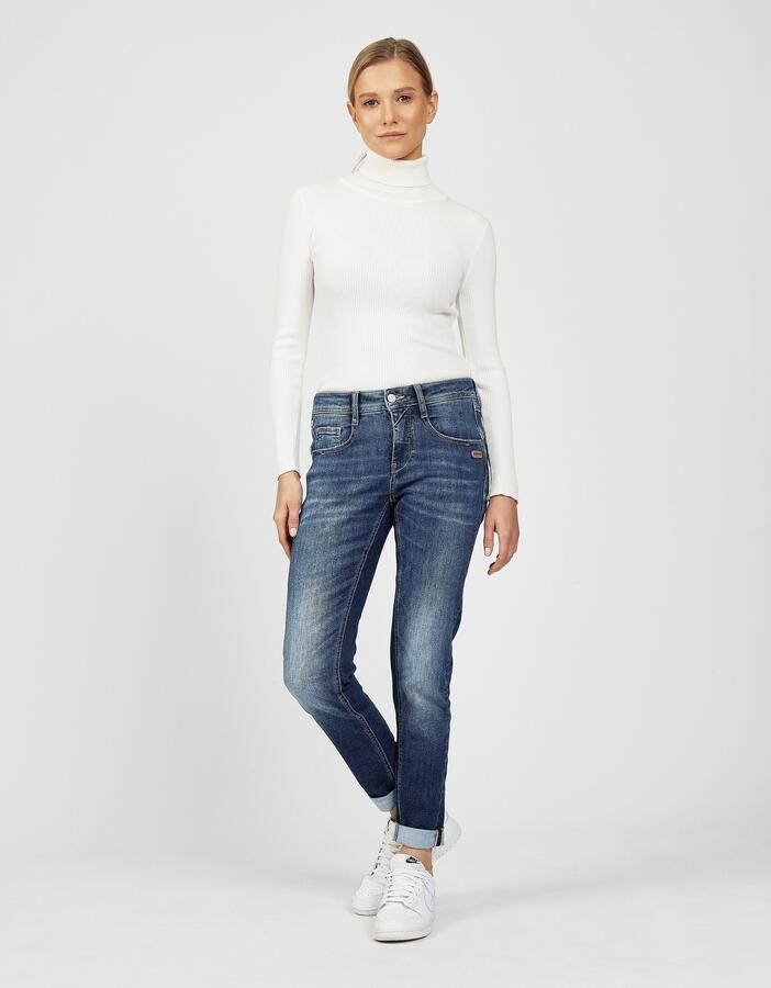 GANG Relax fit jeans 94AMELIE van sweatdenim - Foto 5