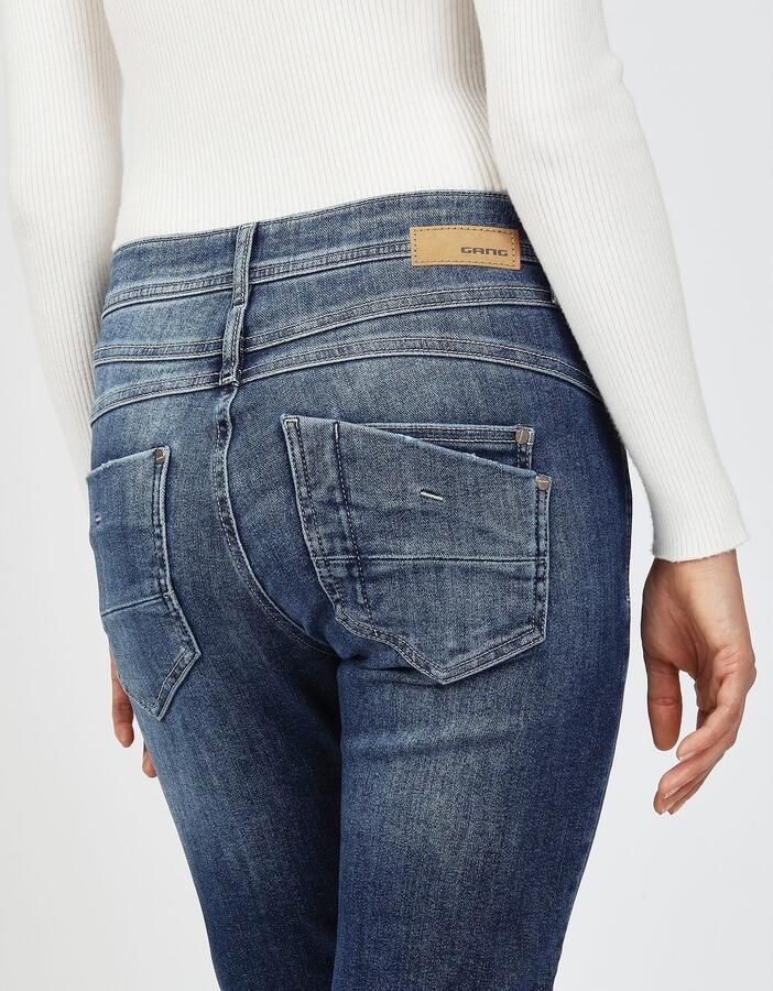 GANG Relax fit jeans 94AMELIE van sweatdenim - Foto 3