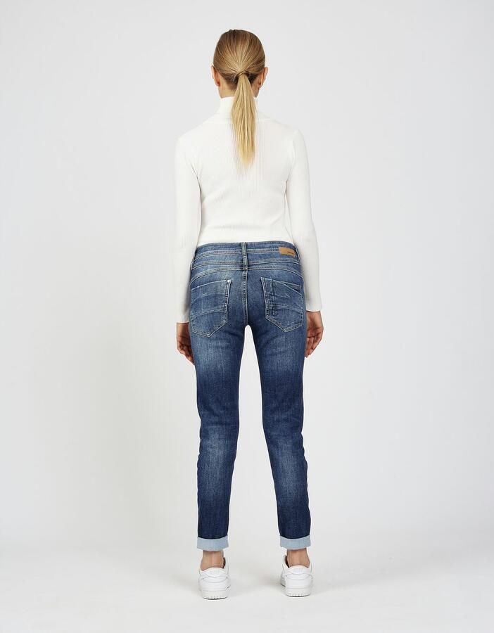 GANG Relax fit jeans 94AMELIE van sweatdenim - Foto 4